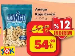 AMİGO KAJU CEVİZİ 150 G